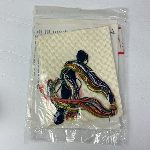 Vtg Imaginating Thanks Mom #436 Needlepoint Kit w Pattern flowers NEW - Picture 4 of 5